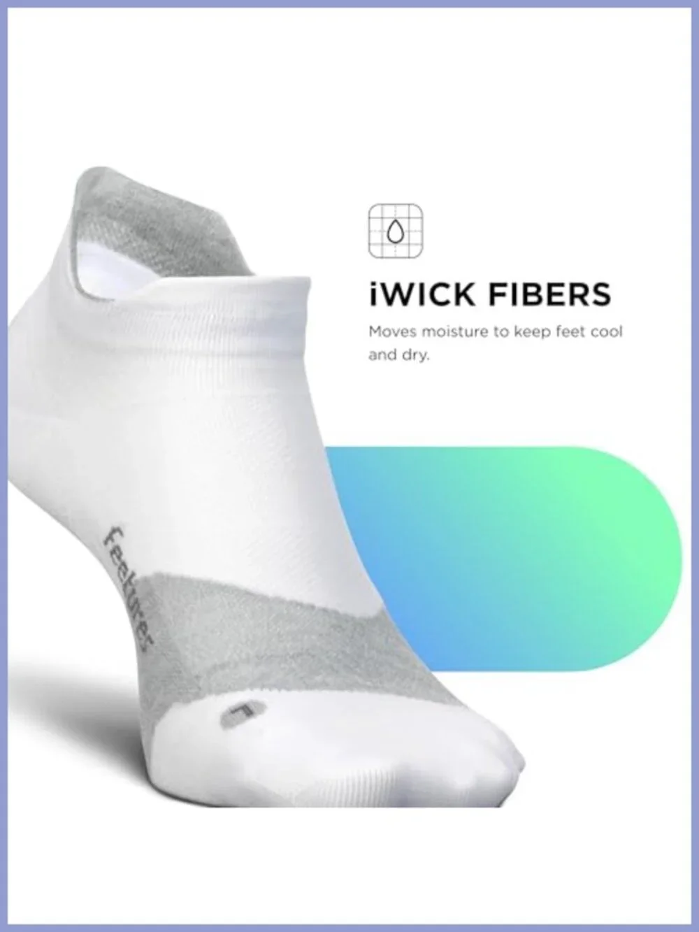 Feetures Elite Ultra Light No Show Tab Ankle Socks with Targeted Compression